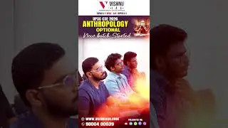 UPSC CSE 2026 Anthropology Optional | New Batch Started at Vishnu IAS Academy