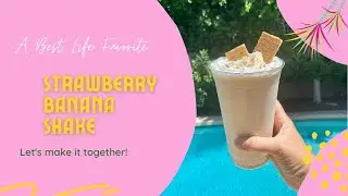 How to Make Herbalife Strawberry Banana Shake \\ Best Life Couple