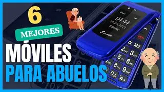 Los 6 MEJORES MÓVILES para PERSONAS MAYORES 📱 Con tapa, pantalla grande, teclas grandes y libres