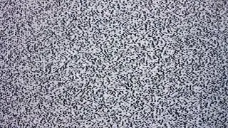 Tv Screen With White Noise Or Static Snow.. Stock Footage