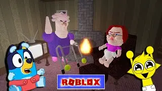 GRUMPY GRAN CAUGHT BABY BETTY SLEEPING IN HER CHAIR!? #roblox  #obby