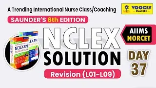 Rapid Revision&ndash;All Nursing Subjects | NCLEX + NORCET Pre & Mains | Saunders MCQs | Sahu Sir | Voogly