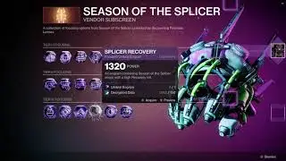 Destiny 2 - SotL Week #4 Drops Prismatic Recaster Dual Stat focusing with Ghost Mod - 1/2