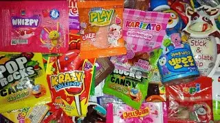 ASMR PORORO DRINK💧KRAZY LOLLIPOP RED🍭ICE CREAM GUMMY 🍦 RELAXA PLAY GUMMY 🍡 BISCUIT STICK CHOCOLATE 🍫
