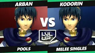 LVL UP EXPO 2023 - KoDoRiN (Marth) Vs. Arban (Marth) SSBM Melee Tournament