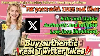 Buy Twitter Likes (2025 Guide) | Real & Safe Likes #BuyTwitterLikes #Fansgurus