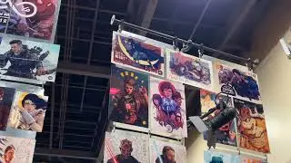 Checking out Artist Alley before Sunday Phoenix Fan Fusion starts!