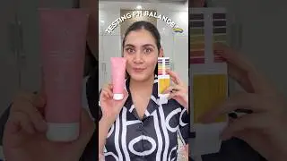 Testing PH BALANCE🌈✨ #ashortaday #phbalance #cleanser #yt #ytshorts