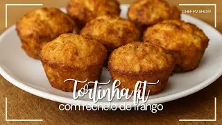 Mini tortas de frango fit: lanche saud&aacute;vel, gostoso e pr&aacute;tico!
