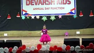 SOLO dance performance by Nursery  in Annual Function 2022