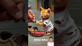 Ai Poor cat success story 🌞😱#ai #jdvp #cat #aicat
