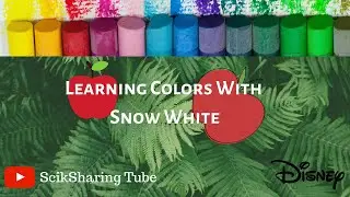 Learning Colors with Snow White - Painting Day