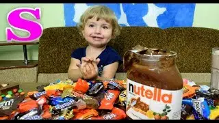 Открываем большую упаковку шоколадных сладостей. CHOCOLATE 150 PIECES