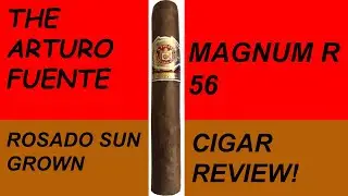 THE ARTURO FUENTE ROSADO SUN GROWN MAGNUM R 56 CIGAR REVIEW! #cigars #newvideo #podcast #youtuber