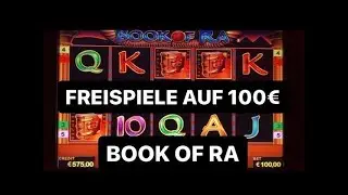 Book of Ra 100€ Freispiele 💶 Spielothek Spielhalle Automaten