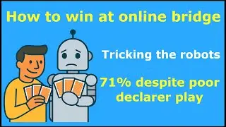 71 % in spite of poor declarer play