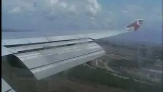 Virgin Atlantic 747-400 Landing in Orlando(KMCO)