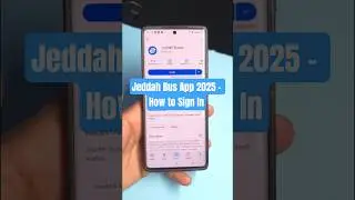 New Jeddah Bus App 2025 &ndash; How to Sign In & Start Using It #JeddahBus #jeddah #bus #shorts #buspass