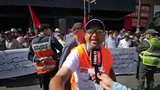 مراكش.. وقفة احتجاجية لساكنة الحي العسكري يوسف بن تاشفين وهذه مطالبهم.