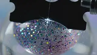 MESMERIZING ✨ The Sparkliest Glitter Sphere Cutting ASMR