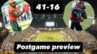 Straight domination😳Jackson state / famu postgame preview🏈🔥