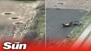 Ukrainian Marines strike Russian forces with artillery near Donetsk