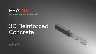 FEA NX チュートリアル : 3D Reinforced Concrete(RC) - 1