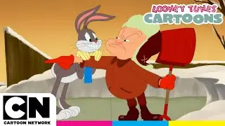 Battaglia sulla neve | Magie d'inverno | Looney Tunes Cartoons | Cartoon Network Italia