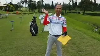 Belajar Golf bagi pemula- Golf Course Club Bogor Raya Review - Power Up Wedge Golf - Tri Winarto