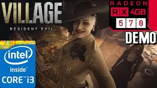 RX 570 | Resident Evil Village DEMO | 1080p | i3 10100f | PC Performance