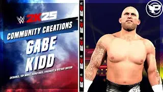 Gabe Kidd WWE 2K25 Entrance, Top Moves, Signatures, Finishers, & Victory Motion (PS5)