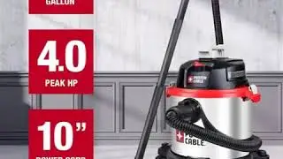Compact & Portable Vacuum - WORKSHOP Wet Dry Vacuum - WS0250VA