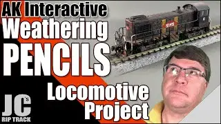 AK Interactive Weathering Pencils  - Locomotive Weathering Project
