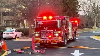 Fairfax city fire NEW foam engine 403