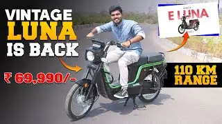 Kinetic E-Luna Review | Perfect Replacement For Tvs XL...? | Electric Vehicles India