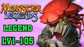 Koralle Brutalis Level1-105 Vị Thần San H&ocirc; | Monster Legends-Dragon City Phi&ecirc;n Bản Qu&aacute;i Vật