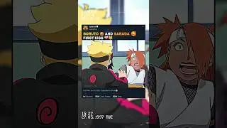 BORUTO AND SARADA 😍 FIRST KISS...❤️&zwj;🩹😹