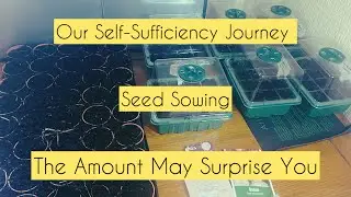 Starting Sowing (What we are Growing in January Towards our Self Reliance Goals)