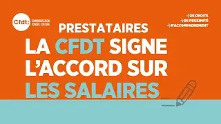 PRESTATAIRES DU TERTIAIRE : Accord &laquo; Salaires 2025 &raquo;, la CFDT signe !
