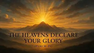 The Heavens Declare Your Glory (Inspired by Psalm 19) [Official Lyric Video]