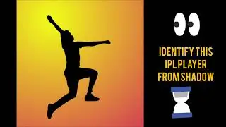 identify this ipl player from shadow. ipl quiz. guess ipl player, guess cricket player. cricket quiz