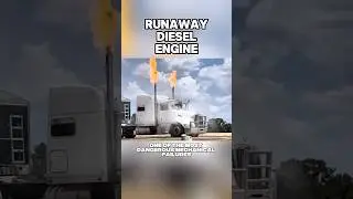 Runaway diesel engine- one of the most dangerous mechanical failures #trucking #trucker #truckrepair