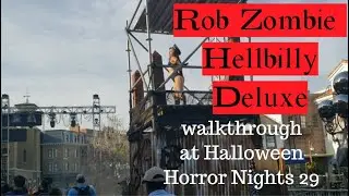 ROB ZOMBIE HELLBILLY DELUXE (scarezone at Halloween Horror Nights 29)