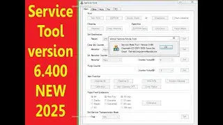 修正ツール Canon サービスツール V6310 、 V6400、V6500 をダウンロード、エラー 5B00、5B01、5B02....1700 New 2025 update