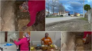 KAZLARIN KULUÇKA YERLERİNİ HAZIRLADIM🪿AKŞAM RUTİNİMİZ👍🏻KAHVALTI VLOG