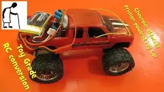 Chevrolet Silverado Friction powered toy Car RC conversion