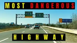 DRIVING IN DANGEROUS I-75 HIGHWAY | PURE MICHIGAN | ROAD TRIP #1