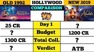 Old Aladdin 1992 vs New Aladdin 2019 hollywood movie box office collection comparison।।