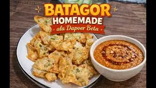 Cemilan Simpel || Resep Batagor Rumahan dan Sambal Kacang