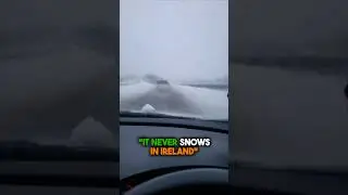 IT NEVER SNOWS IN IRELAND #shorts #ireland #irish #snowfall